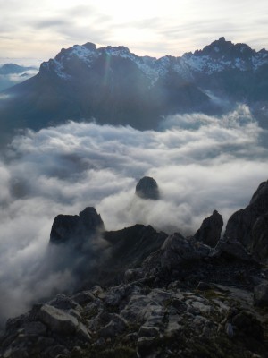 Mar de nubes sobre Valdeón